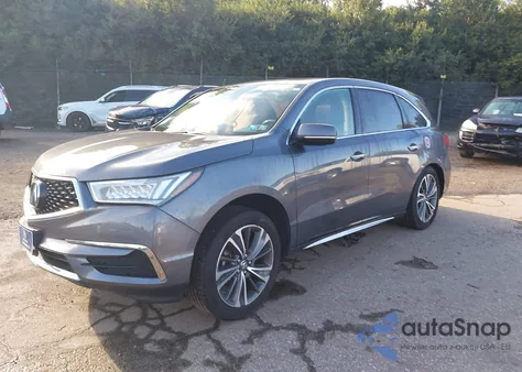 2019 Acura Mdx Technology z USA, uszkodzony, nr VIN 5J8YD4H55KL018060